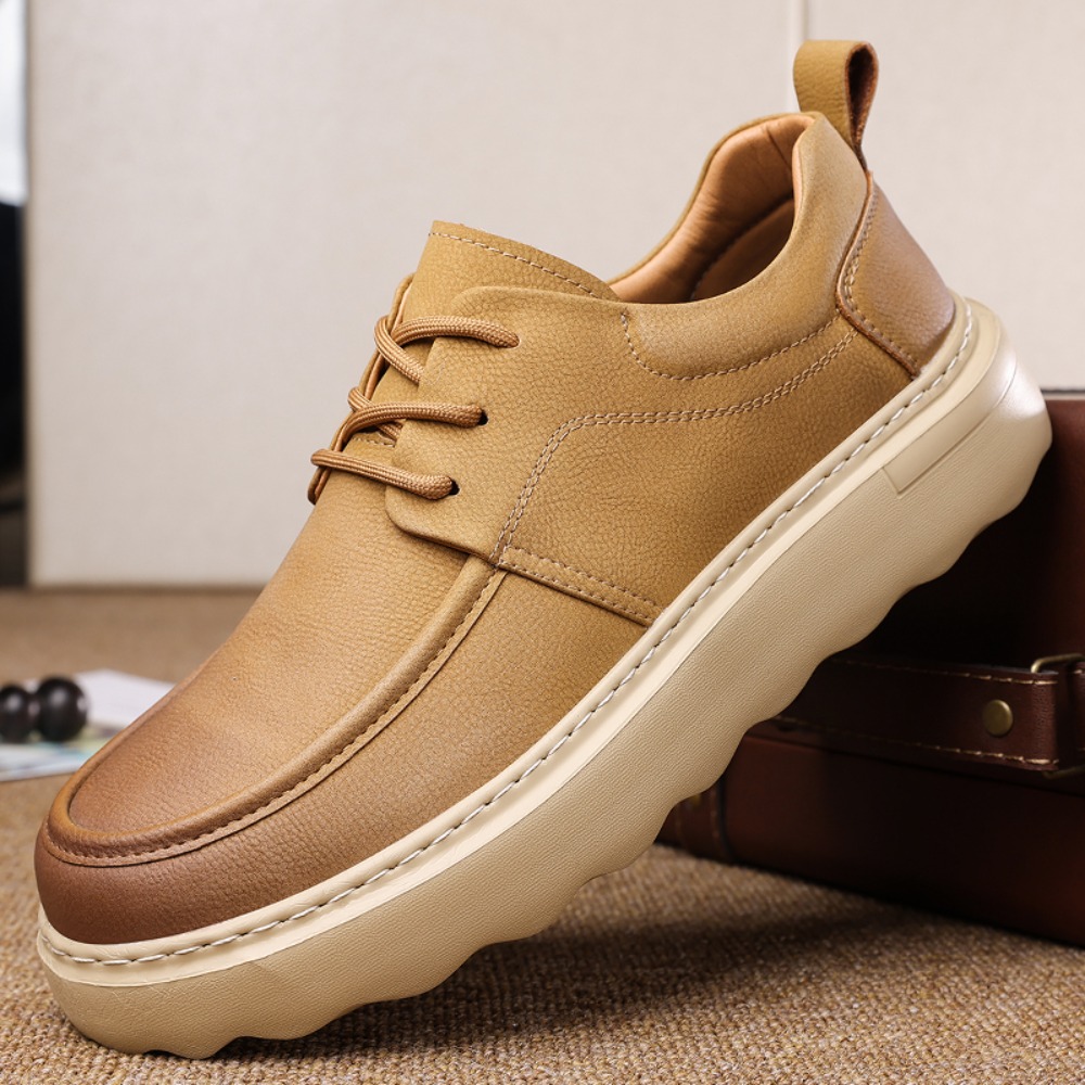 Men'S Shoes Yellow And Black - 2026 New Men Mixed Color Loafter