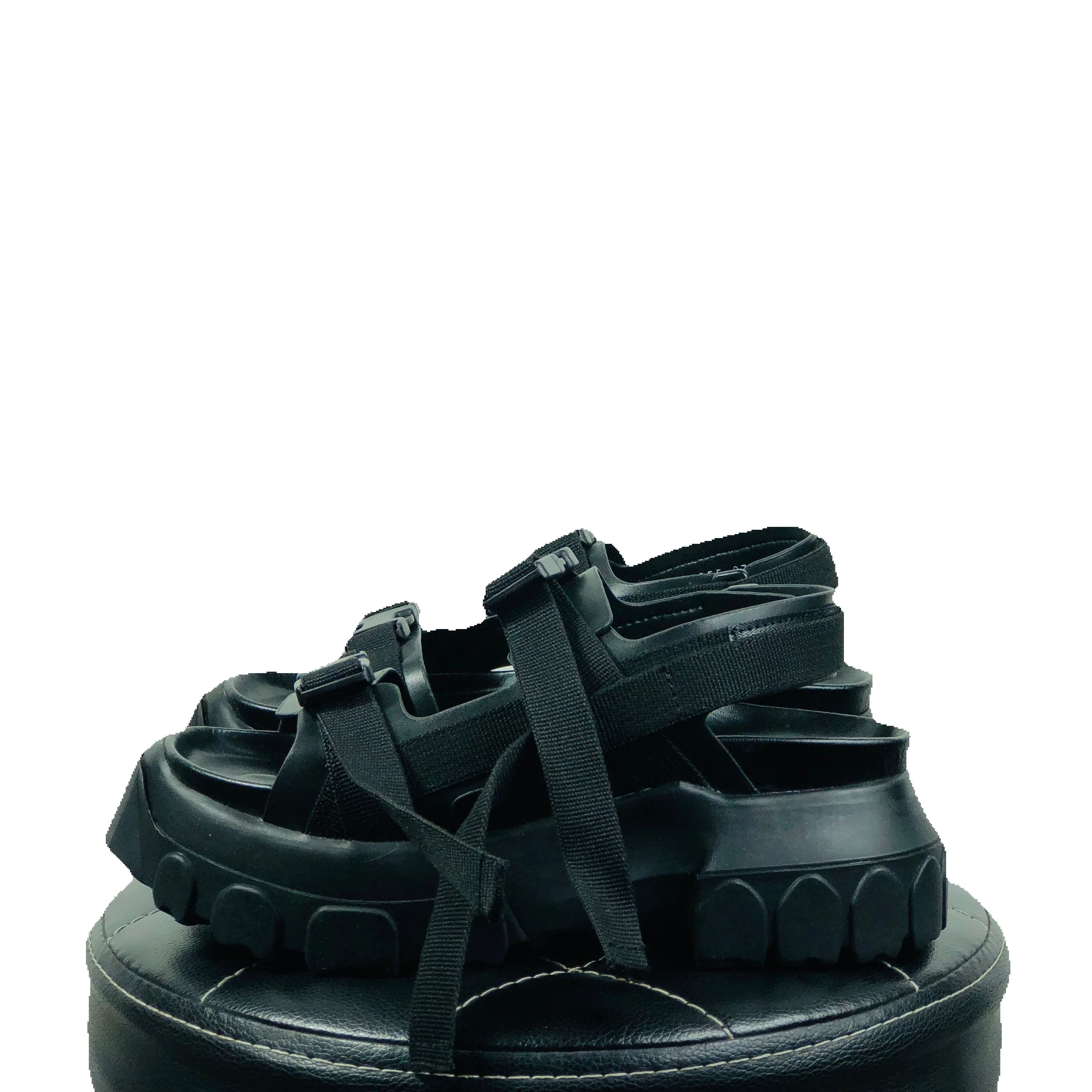 Men Shoes Louboutin - Men Casual Platform Sandals Genuine Leather