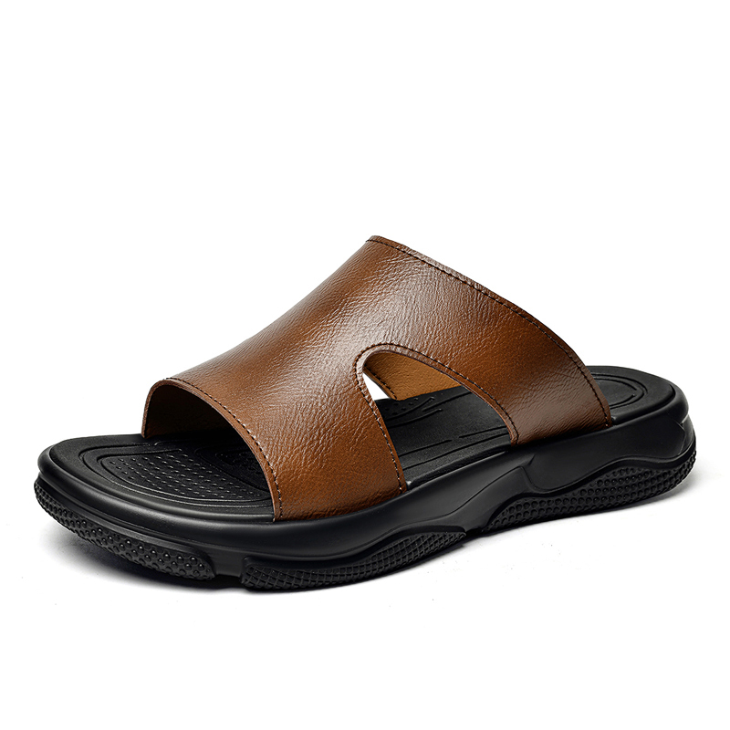 Men's Leather Slide Sandals No - Men'S Shoes Top Brands 评论和价格
