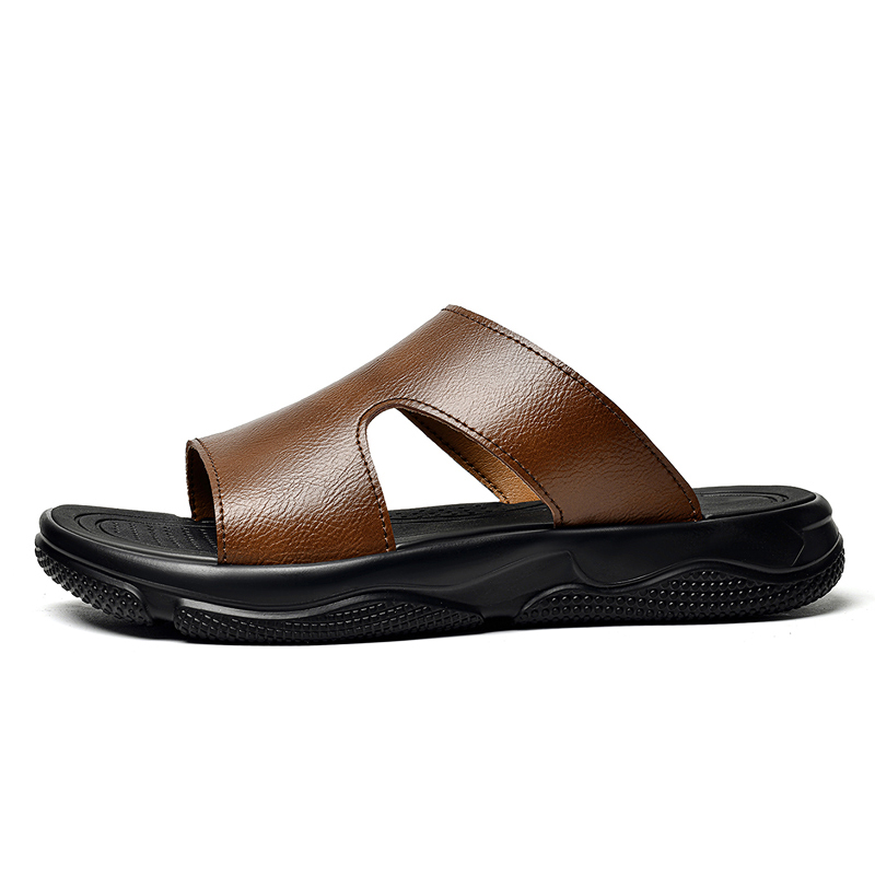Men's Leather Slide Sandals No - Men'S Shoes Top Brands 评论和价格