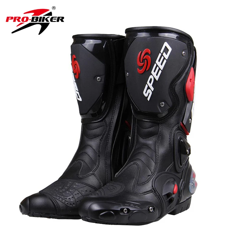 Men's Motorcycle Boots Riding  - Men Shoes White Colour 评论和价格