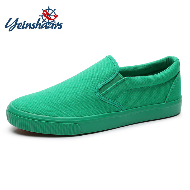 FUQIAO New Canvas Driving Shoe - Men'S Shoes Yellow And Black 评论和价格