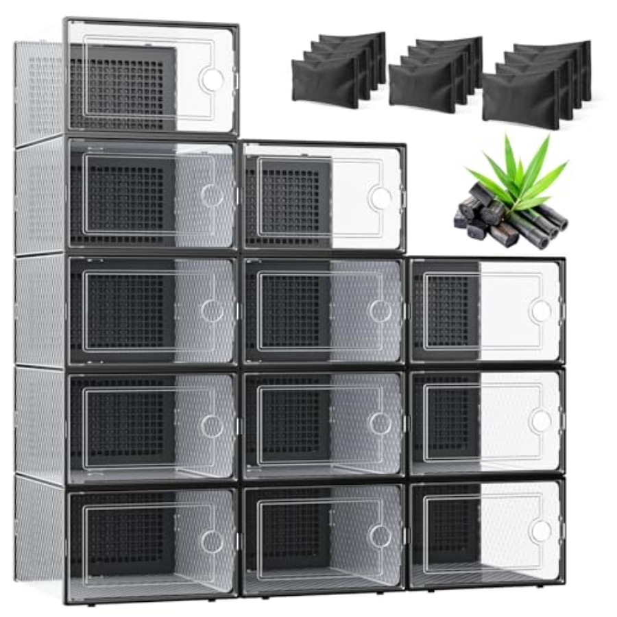 XL Shoe Boxes with Activated C - Men'S Shoes Xl 评论和价格
