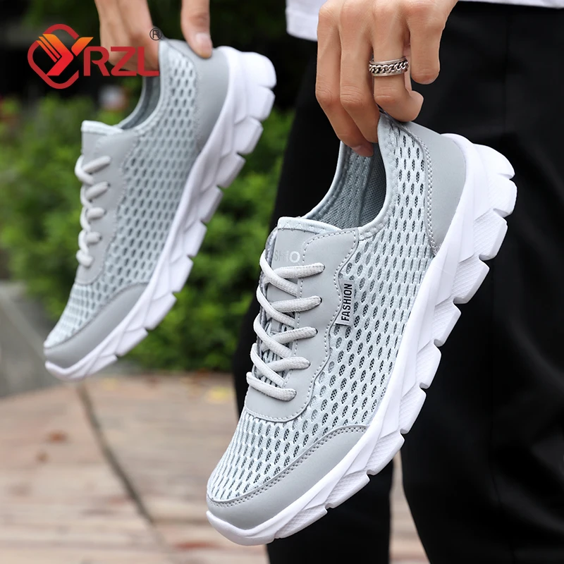 YRZL Tennis Shoes for Men Ligh - Men'S Shoes For Plantar Fasciitis 评论和价格
