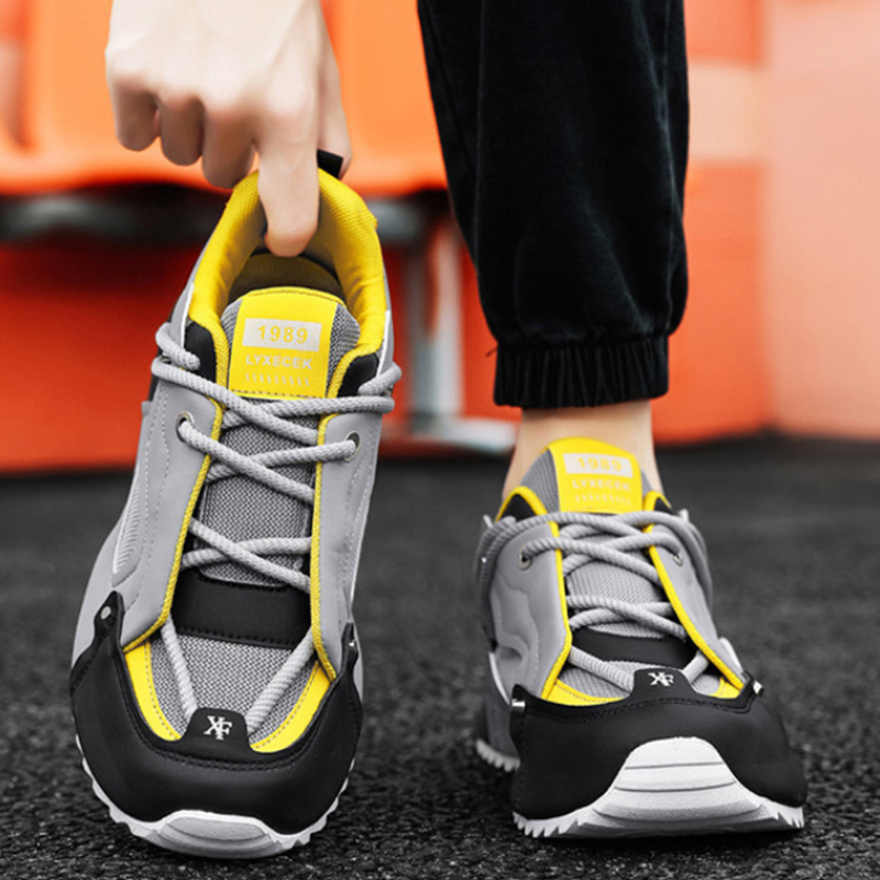Grey Black And Yellow Chunky D - Men'S Shoes Yellow And Black 评论和价格