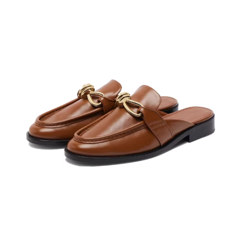 Metal Buckle Half Slippers For - Men'S Shoes Top Brands 评论和价格