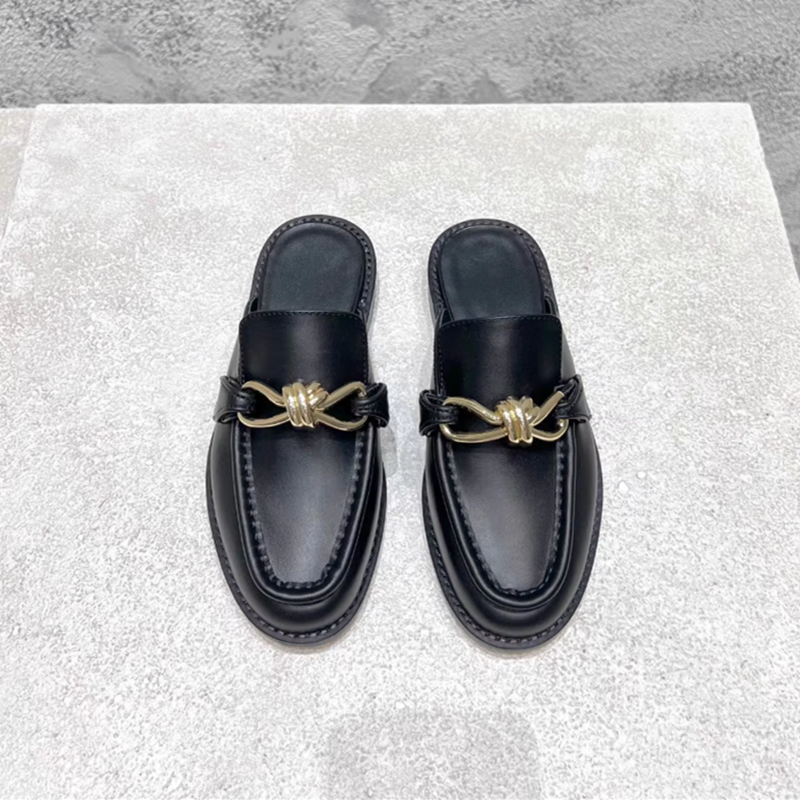 Metal Buckle Half Slippers For - Men'S Shoes Top Brands 评论和价格