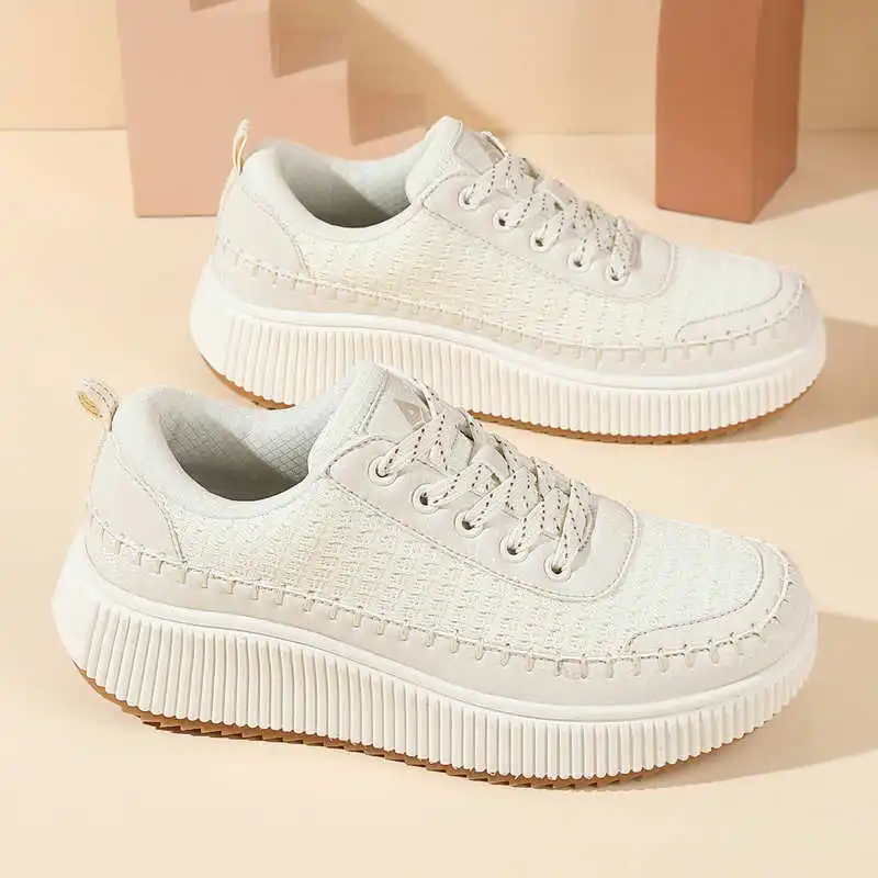 Brown Shoes Woman Flats Autumn - Men Shoes White Colour 评论和价格