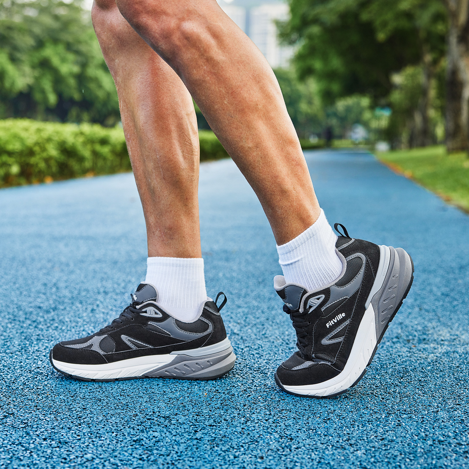 Fitville Walking Shoes Wide Me - Men'S Shoes For Plantar Fasciitis 评论和价格