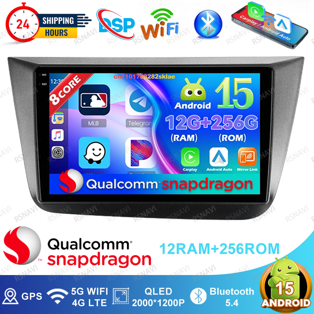 Android 15 Car Radio For SEAT  - Men'S Shoes Xl 评论和价格