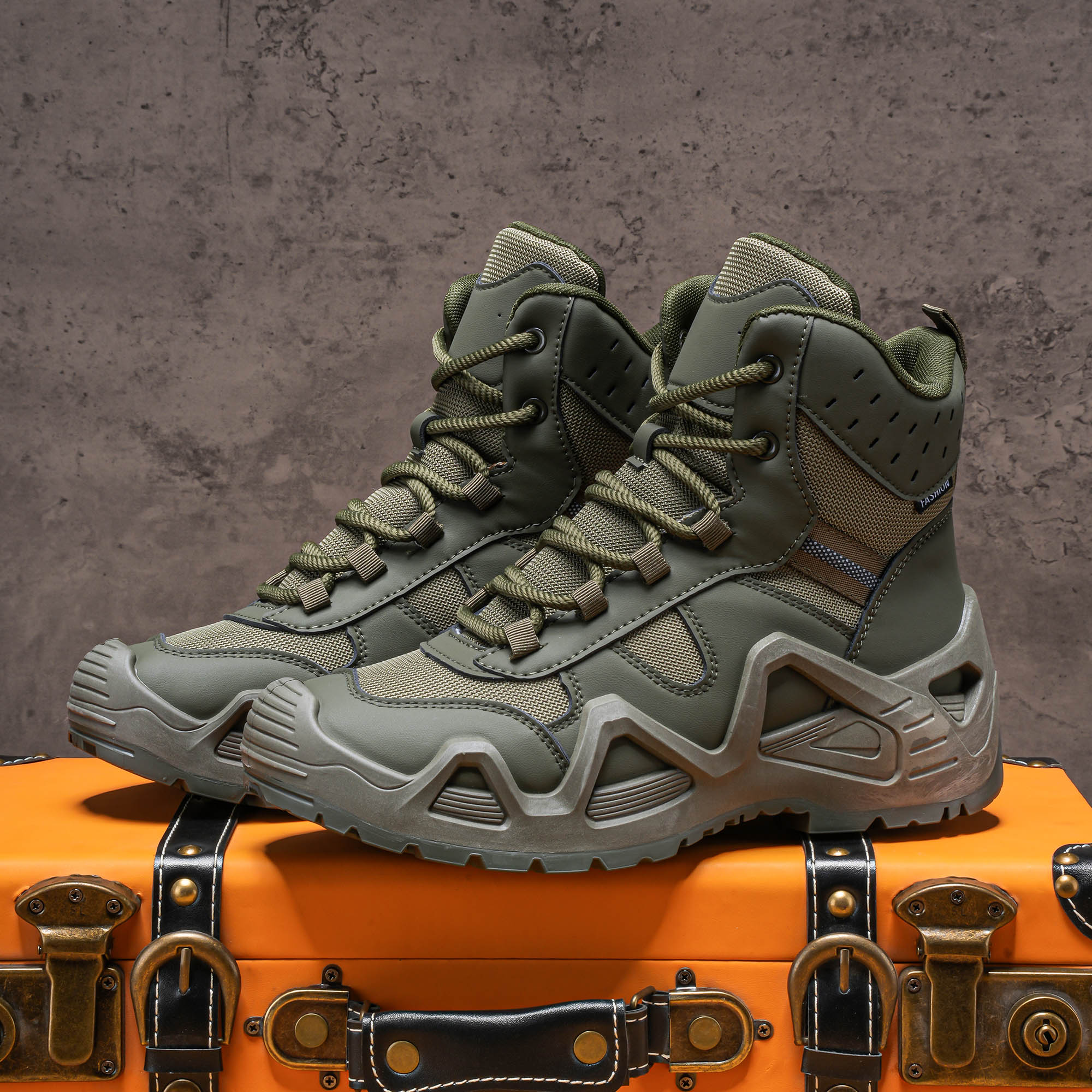 Men's high top boots, hiking b - Men'S Shoes For Sale 评论和价格