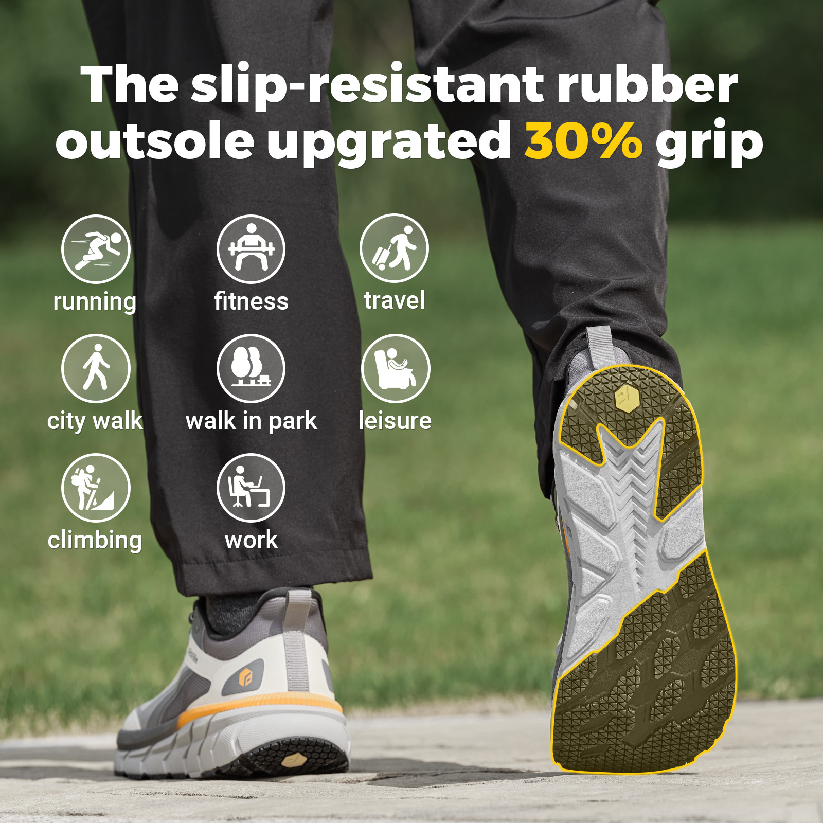 Fittington Wide Walking Shoes  - Men'S Shoes For Plantar Fasciitis 评论和价格